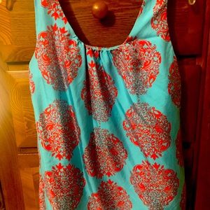 Lilly Pulitzer silk tank top
